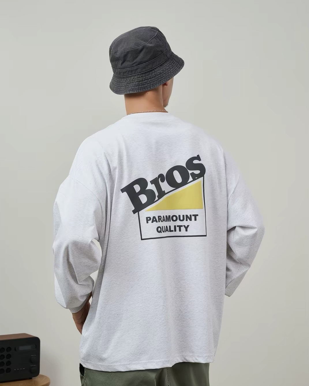 #預購 Broshood 26AW 日系寬鬆休閒 品牌經典復古LOGO印花 索羅娜長踢 四色
