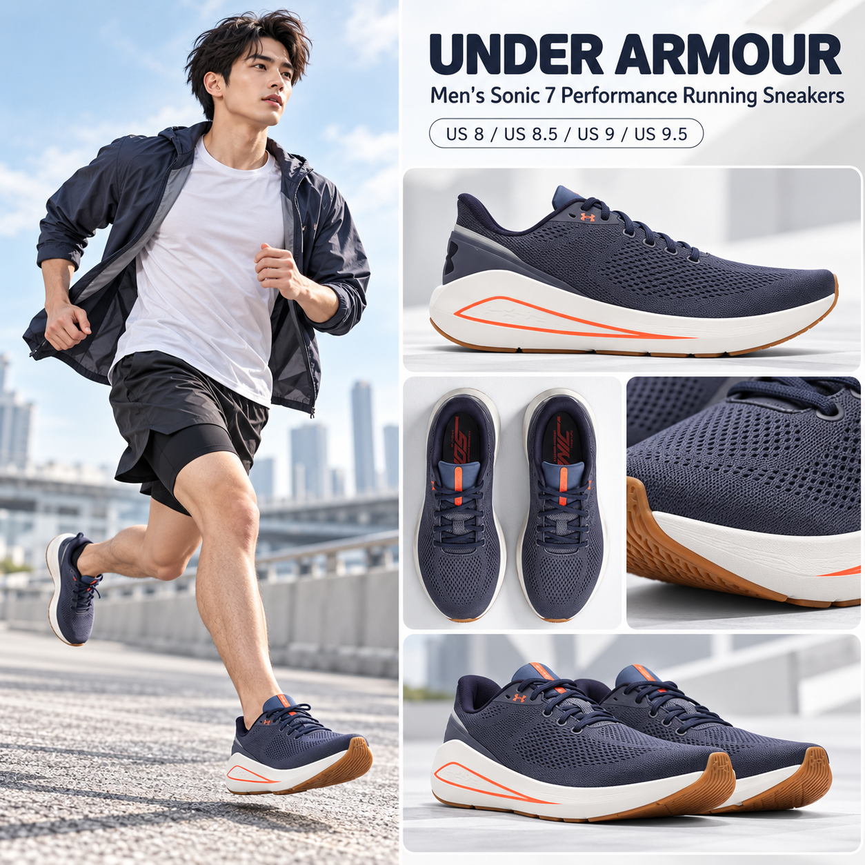 【預購】UNDER ARMOUR N100114 Sonic 7 男裝運動鞋