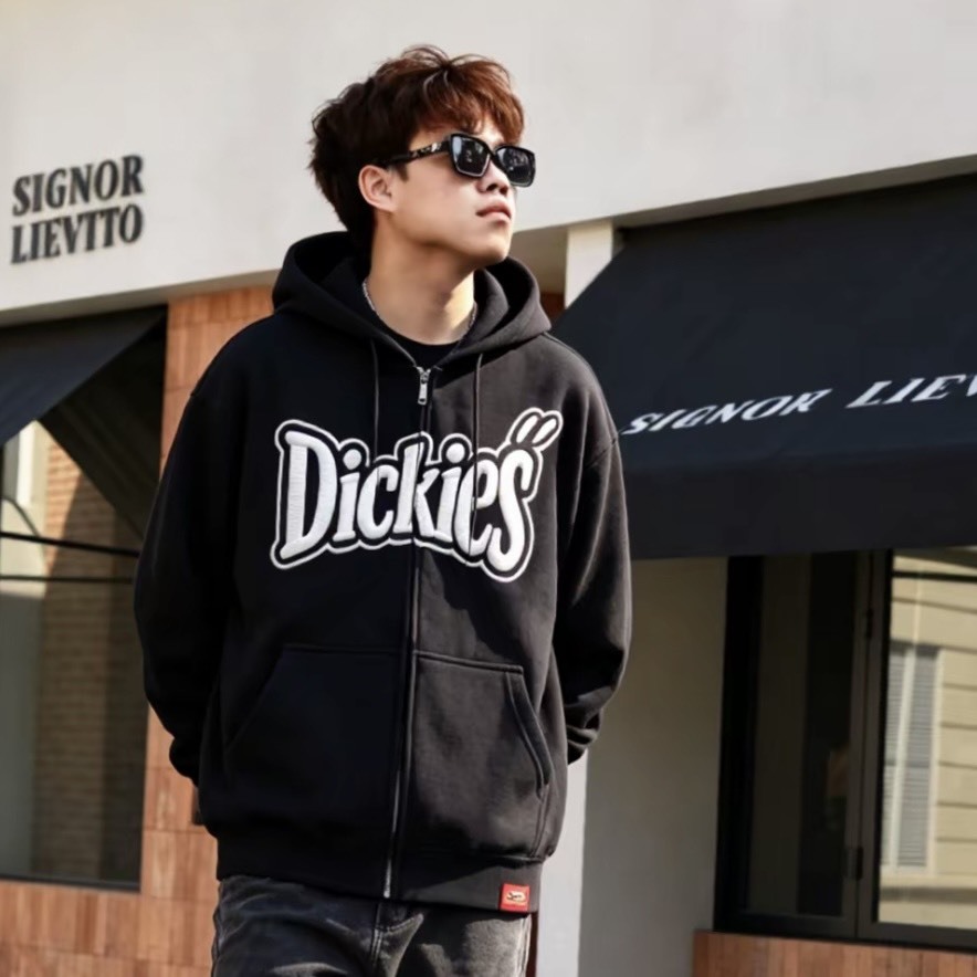 『預購商品』Dickies 美式復古萬針刺繡Logo重磅連帽外套 DKU263NKJ345