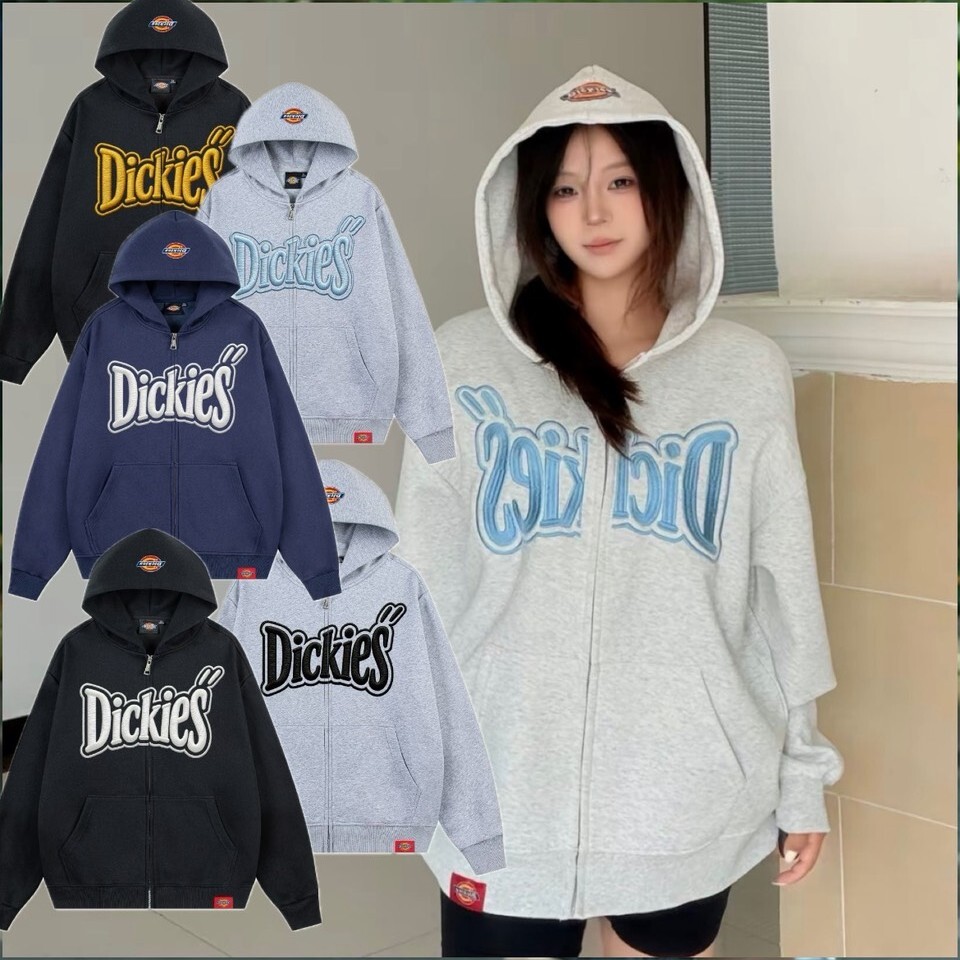 『預購商品』Dickies 美式復古萬針刺繡Logo重磅連帽外套 DKU263NKJ345
