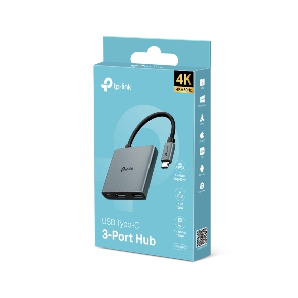 TP-Link UH3020C USB Type-C 3合1集線器