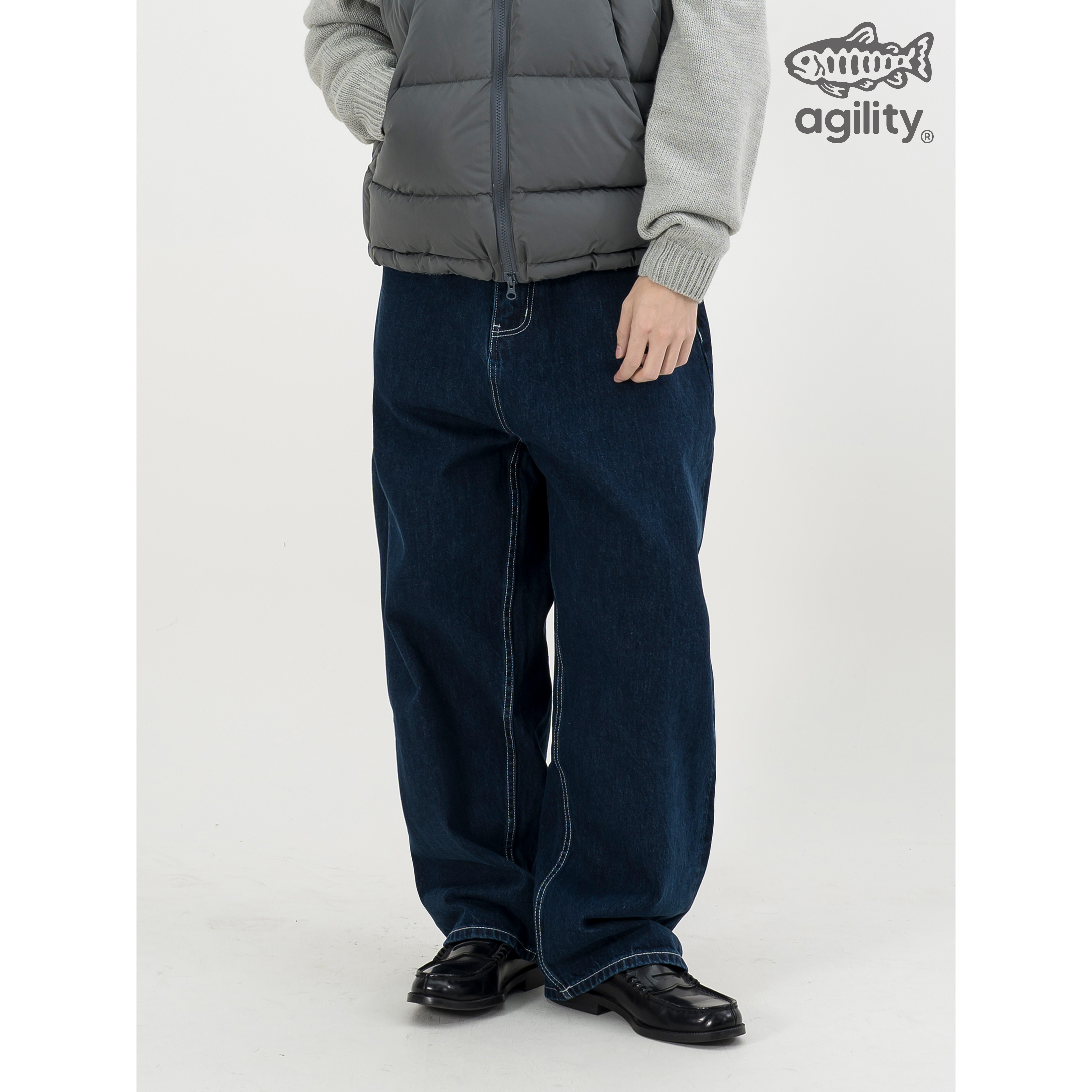 AGILITY Selvedge Baggy Denim Jeans  寬筒 赤耳 牛仔褲 [ADE-P01]