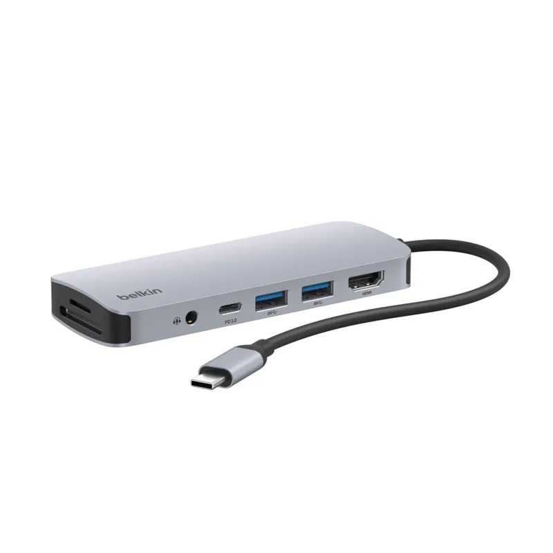 Belkin Connect USB-C 7-in-1 多功能高速集線器 - AVC009fqSGY-V2