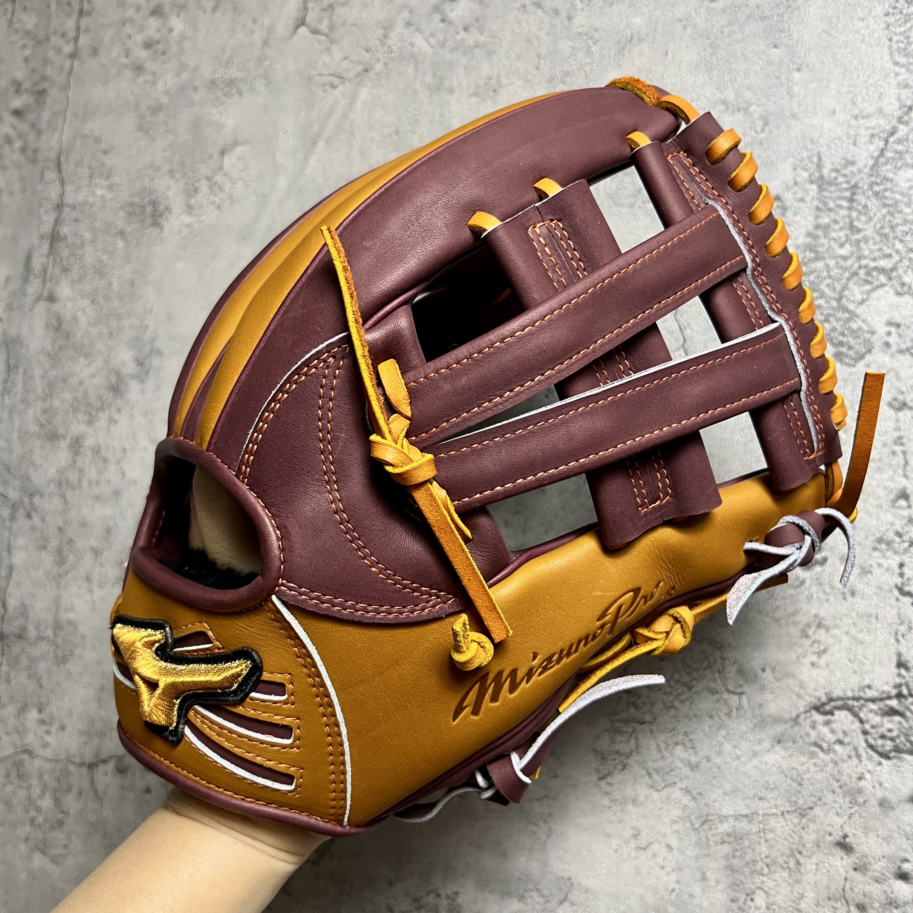 【照片分享】MIZUNO mizuno pro 硬式内野 1AJGH74050 佐藤 輝明(阪神)モデル(内野⼿⽤)内野⼿型③