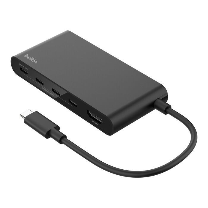 Belkin Connect USB-C 5合1 集線器 (支援 4K HDMI) - AVC021fqBK
