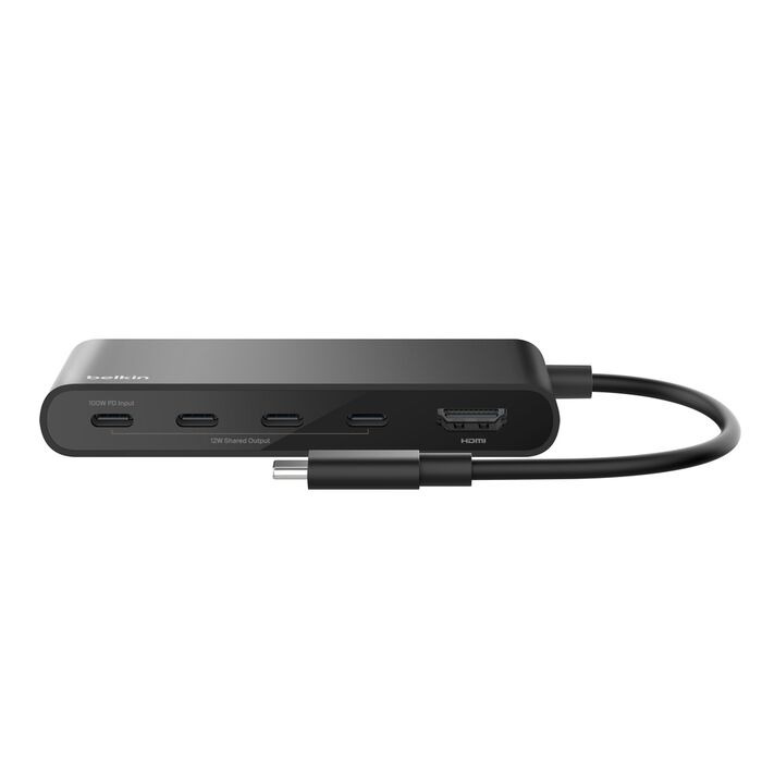 Belkin Connect USB-C 5合1 集線器 (支援 4K HDMI) - AVC021fqBK