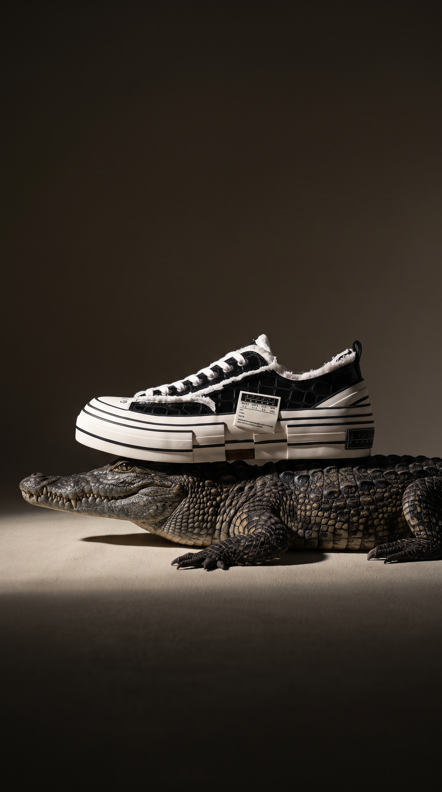 【Focus Store】預購 Xvessel G.O.P Lows "Croc Black" 鱷魚紋 黑色 解構鞋 F26X125B
