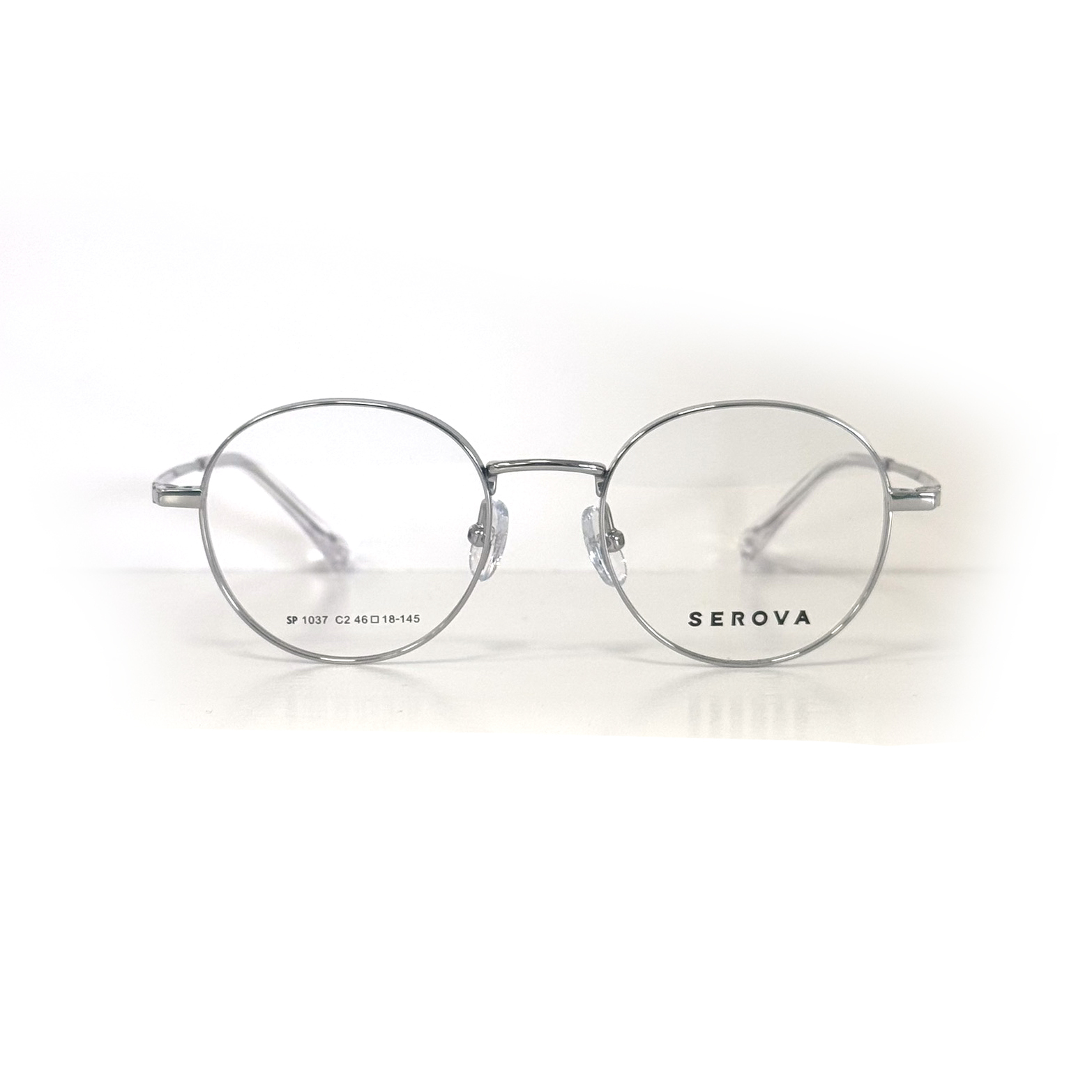 【SEROVA】SF1037 C2 光學眼鏡♦銀