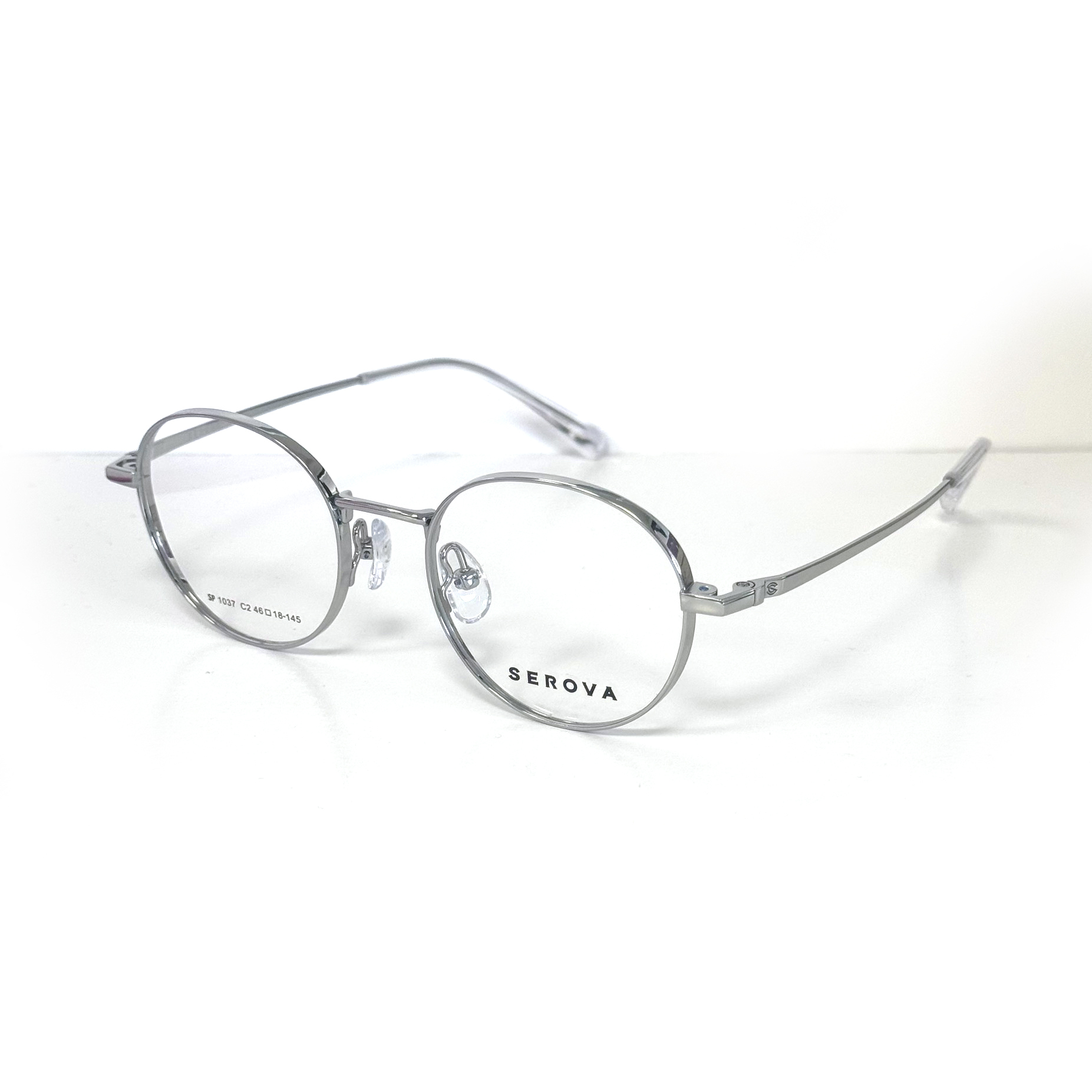 【SEROVA】SF1037 C2 光學眼鏡♦銀