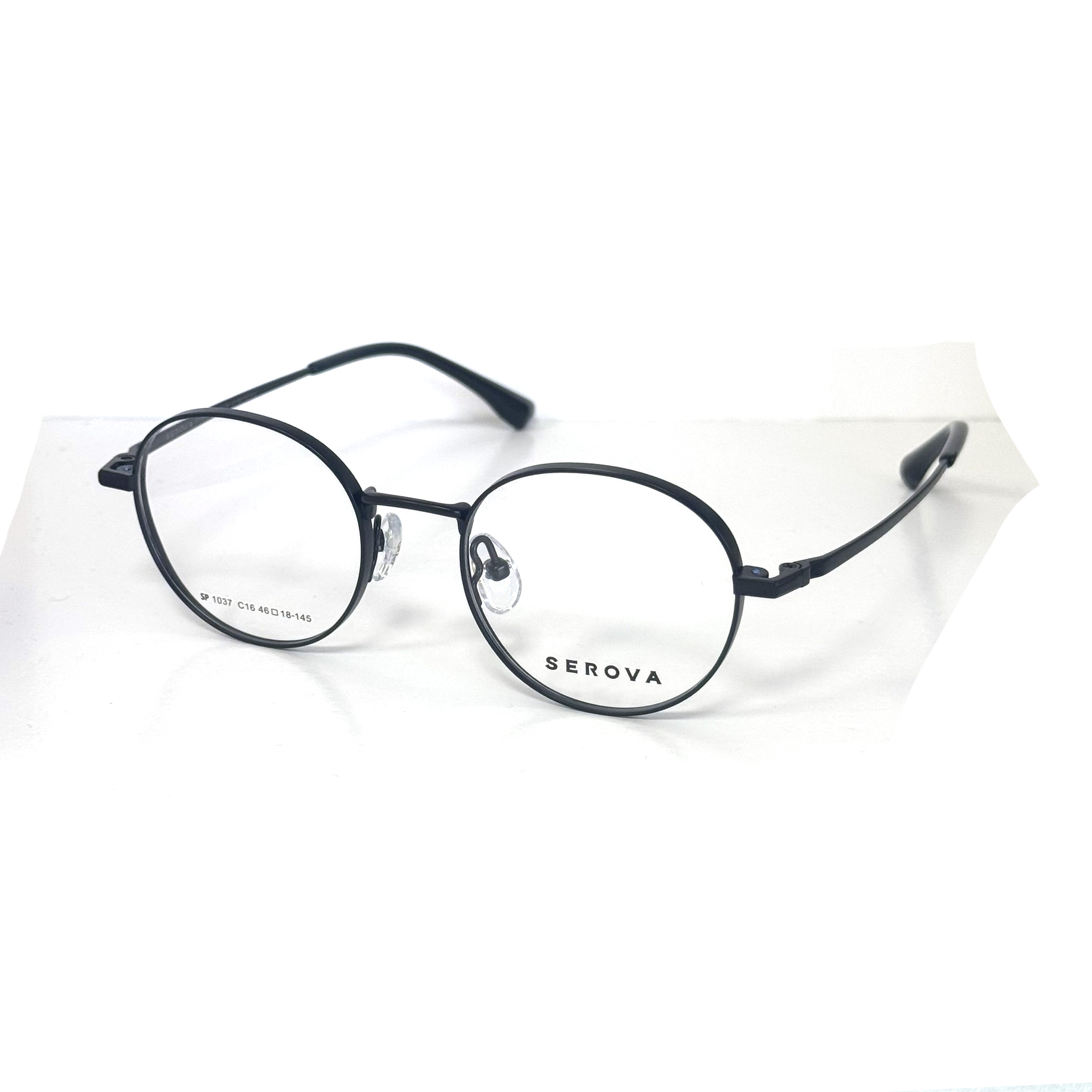 【SEROVA】SF1037 C16 光學眼鏡♦黑