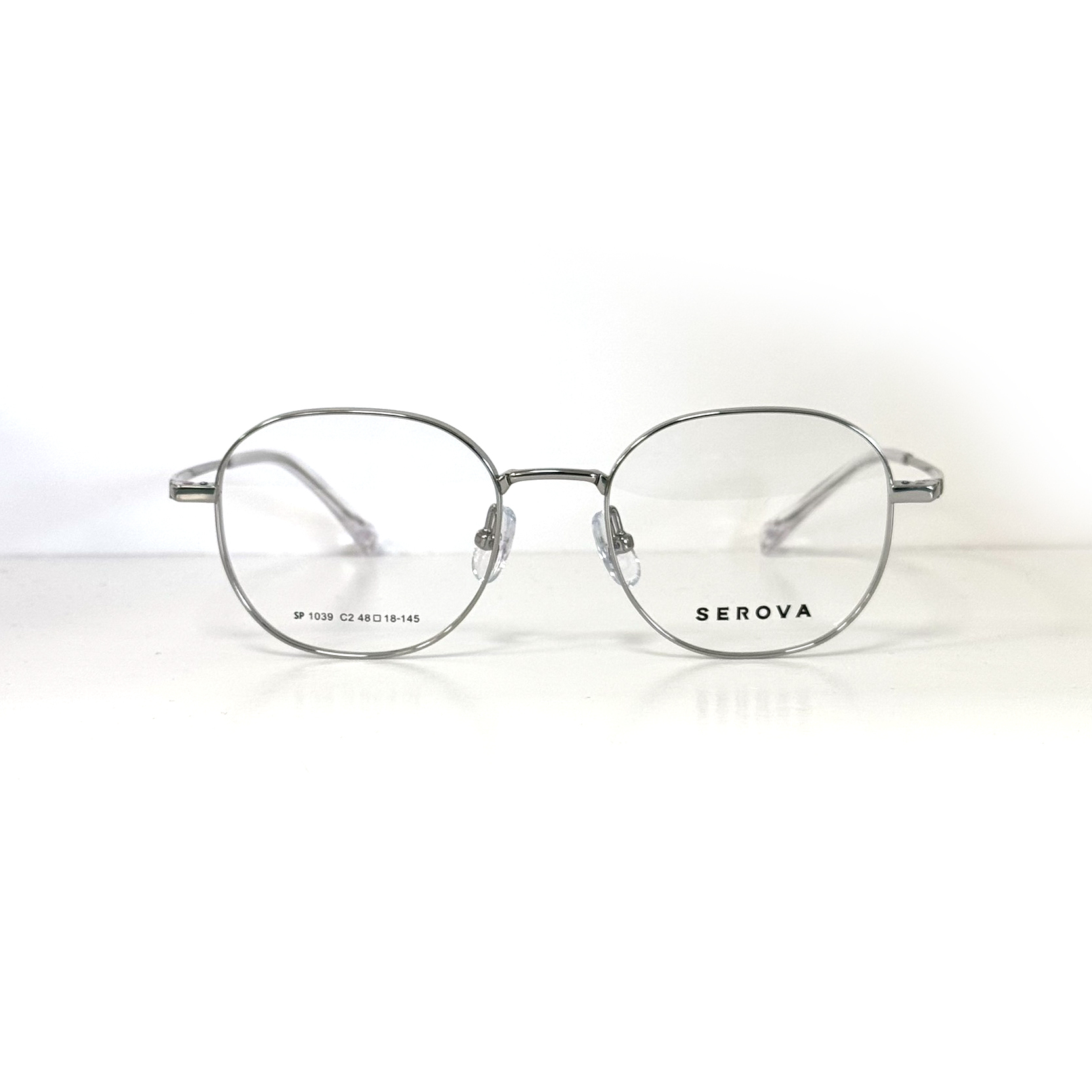 【SEROVA】SF1039 C2 光學眼鏡♦銀
