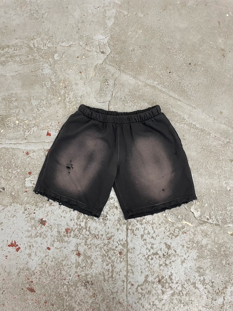 MOOJIMOOJI - TERRY SHORTS - VINTAGE BLACK