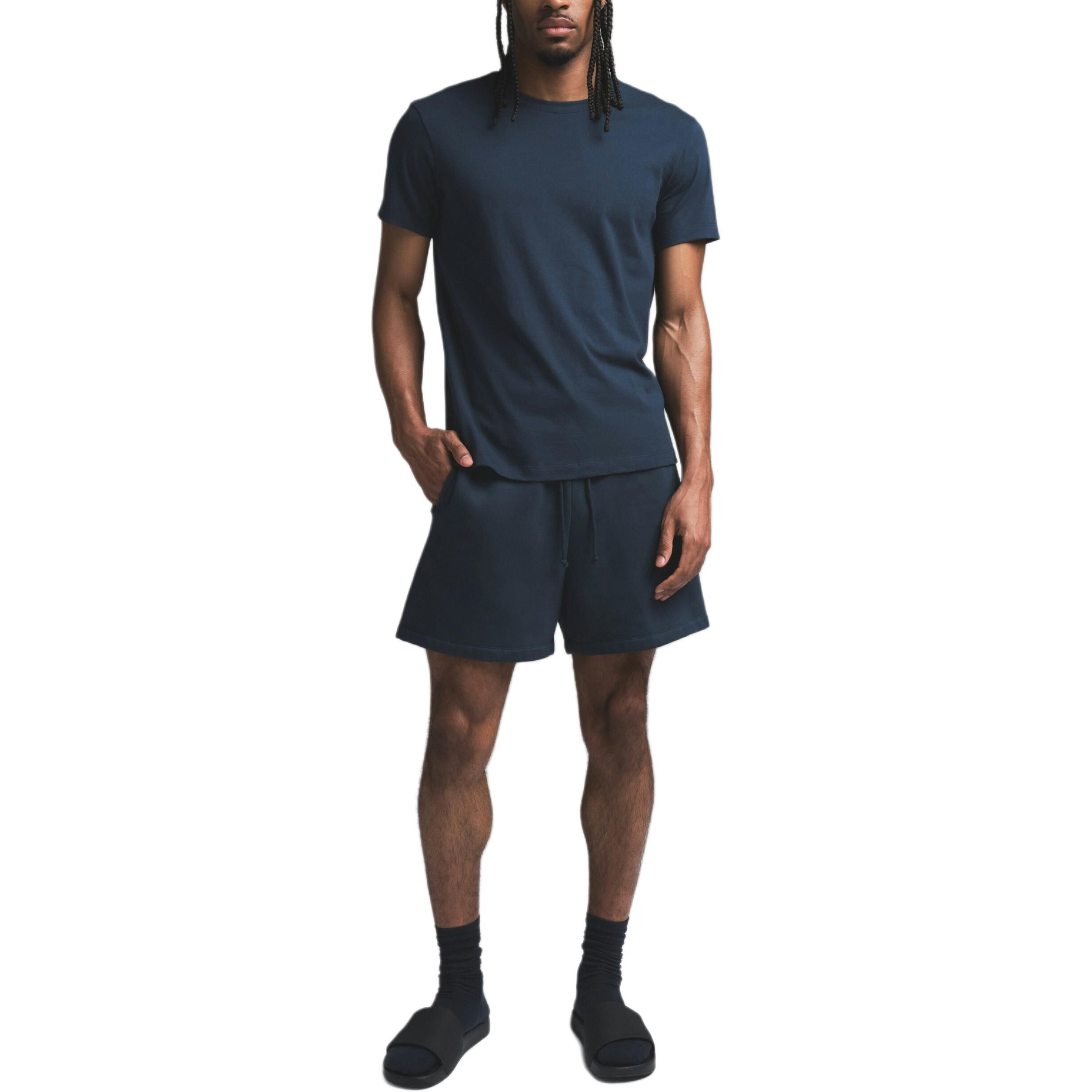 【代購】Skims COTTON MENS CLASSIC T SHIRT T Shirt Men's NAVY/Marine Blue TP-TSH-5701M-NVY