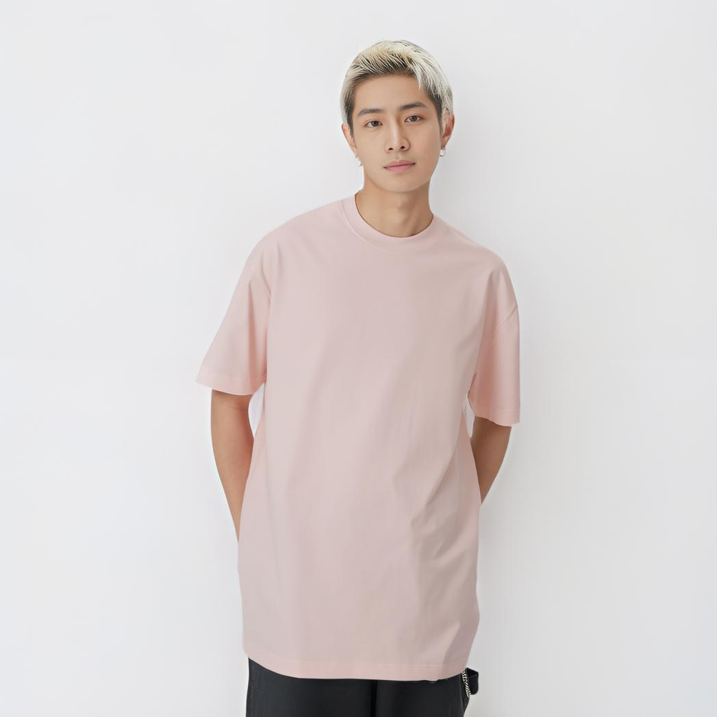 【代購】Skims Valentine's Day SS25 BOYFRIEND T SHIRT T Shirt Unisex Barely Pink/Light Pink AP-TSH-0462-BPK