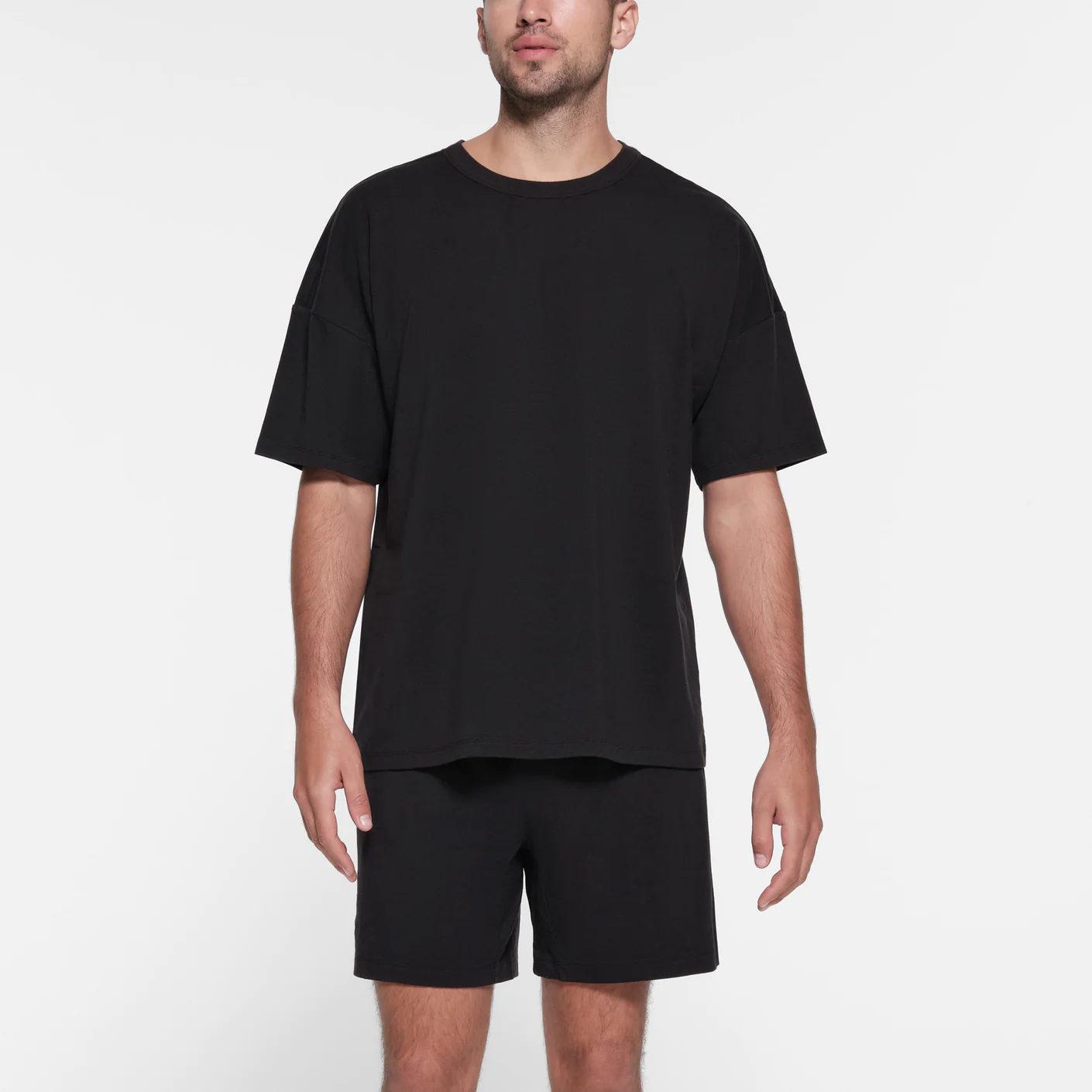 【代購】Skims T Shirt Men's OBSIDIAN/Obsidian Color TP-TSH-5322M-OBS