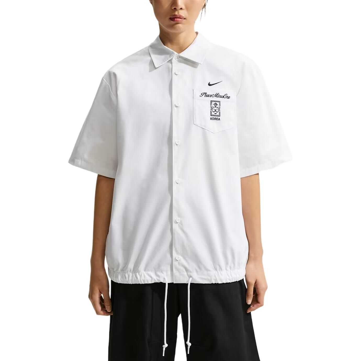 【代購】Nike X Peaceminusone Shirts Men's White Lapel Moderate Other IM3219-100