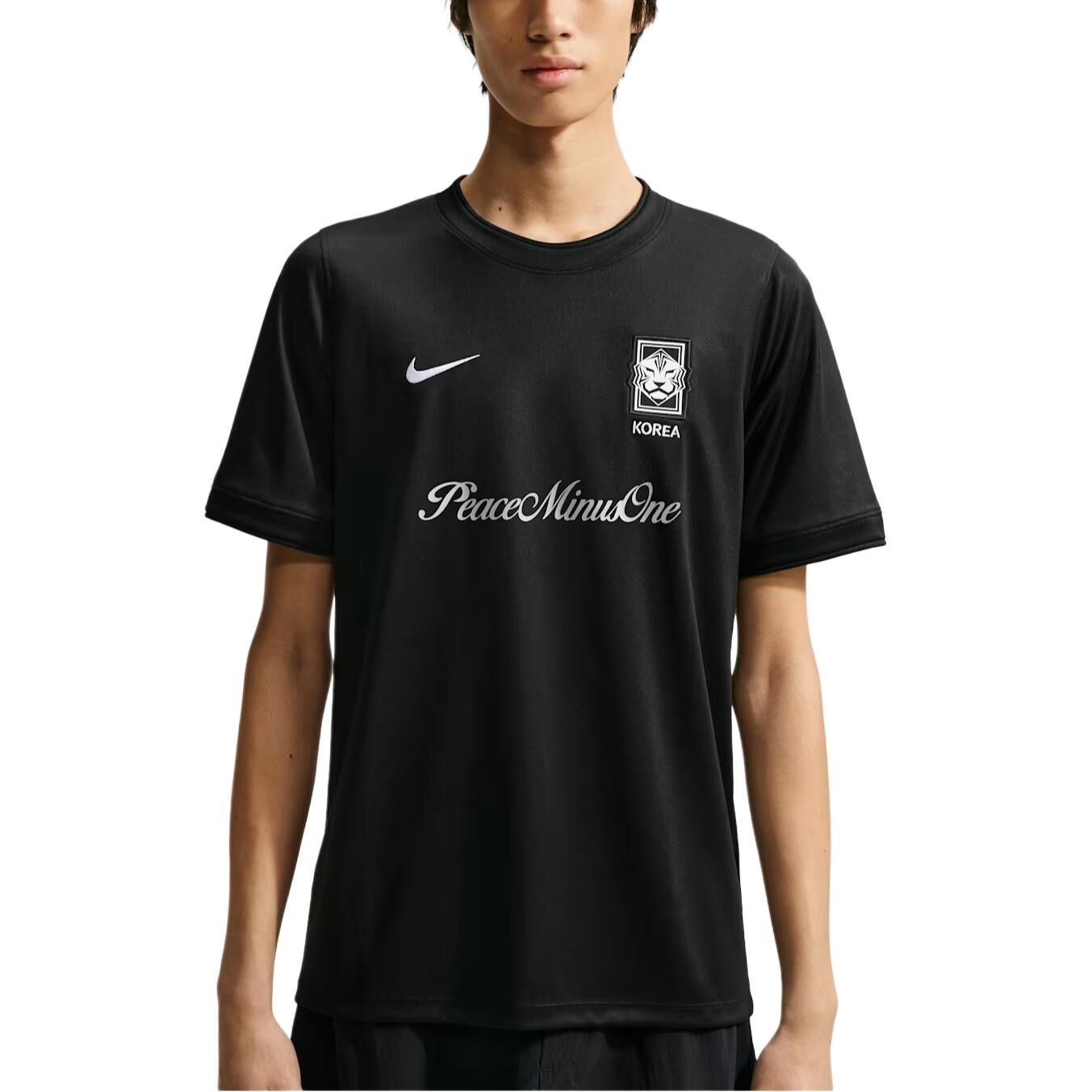【代購】Nike X Peaceminusone T-Shirts Men's Black Crew Neck Moderate Straight Fit IH1684-010