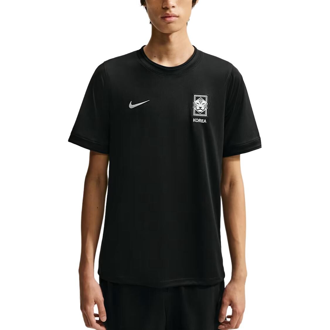 【代購】Nike X Peaceminusone T-Shirts Unisex Black/White/White Crew Neck Moderate Straight Fit IH1682-010