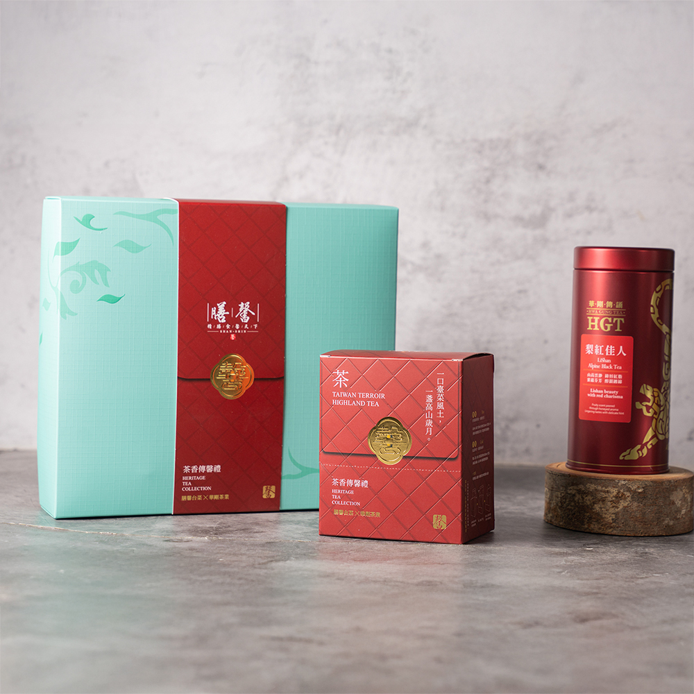 膳馨x華剛茶葉限量茶香傳馨禮(梨山高冷紅茶+梨山高冷烏龍+梨山醇韻紅烏龍)