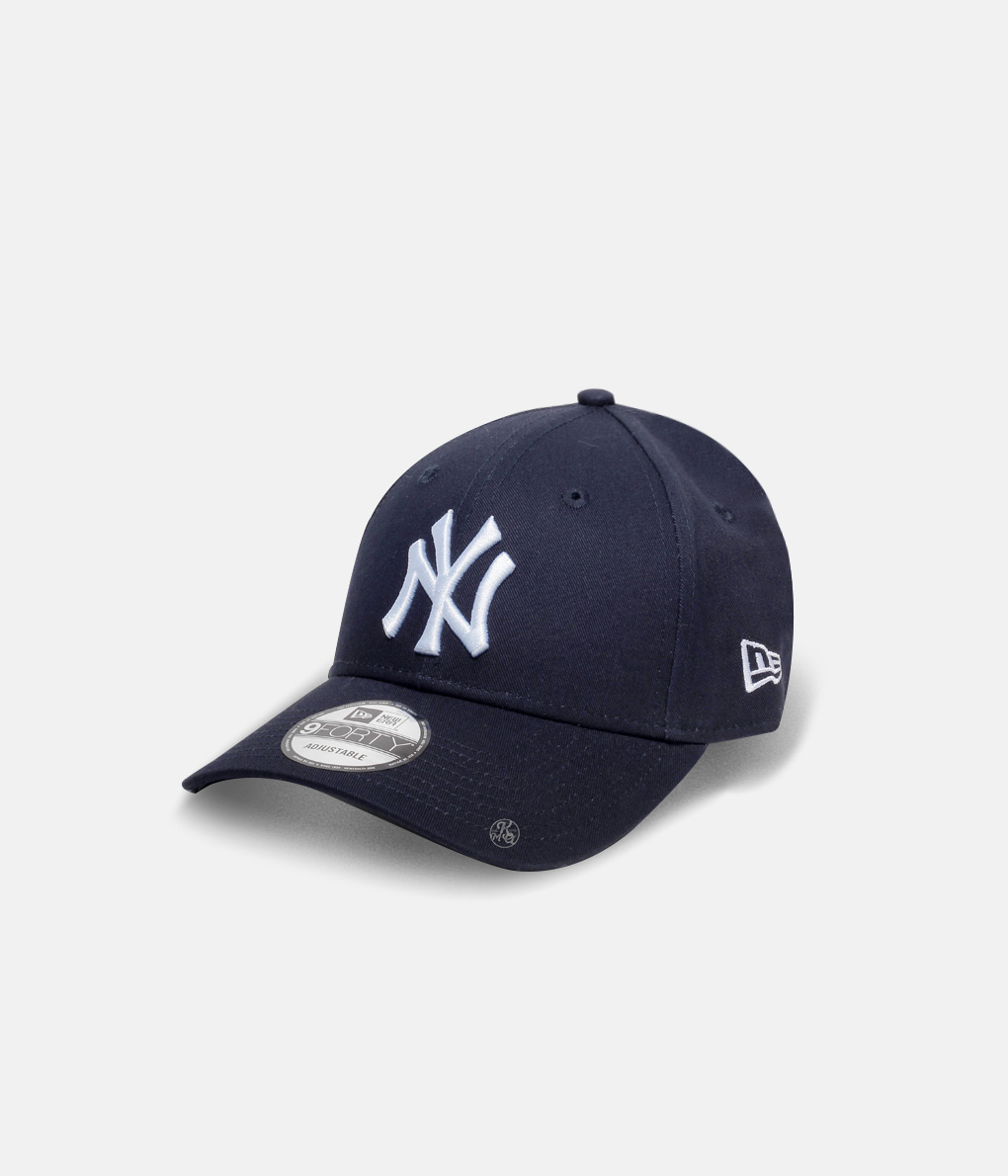New Era 9Forty Cap NY 深藍底 白Logo棒球帽