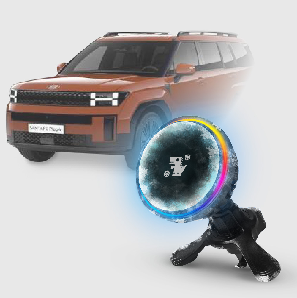 Hyundai HYBRID 系列｜XILLA黑鏡冰核智充手機架