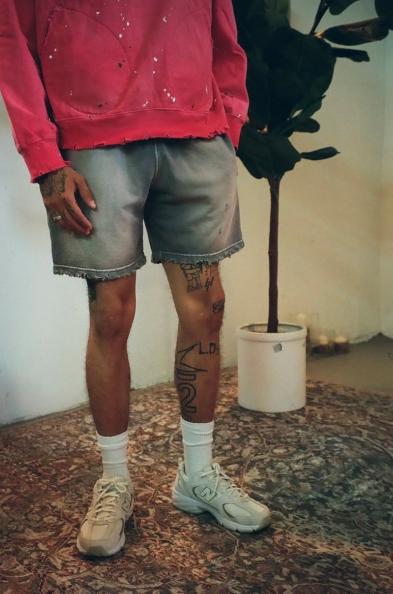 MOOJIMOOJI - TERRY SHORTS - VINTAGE GREY