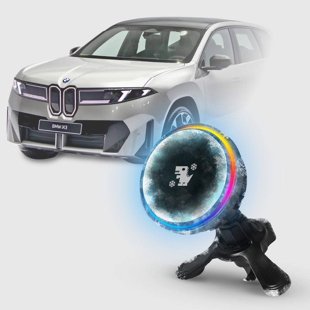 BMW IX3系列｜XILLA黑鏡冰核智充手機架