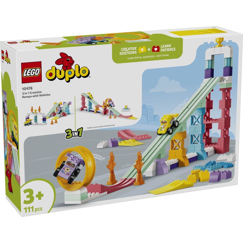 LEGO 10478 3 合 1 創意坡道與汽車套裝 樂高® 得寶