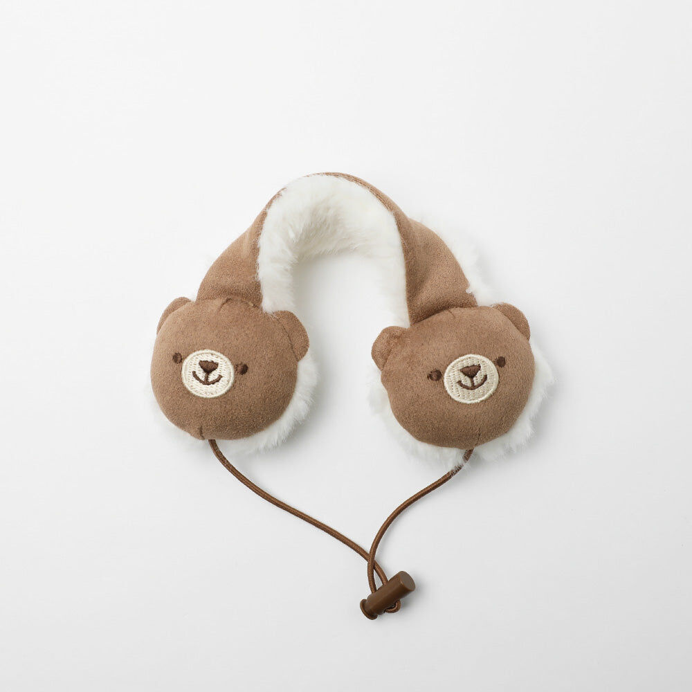 【Moncheri】Faux Mouton Bear Ear Muffs