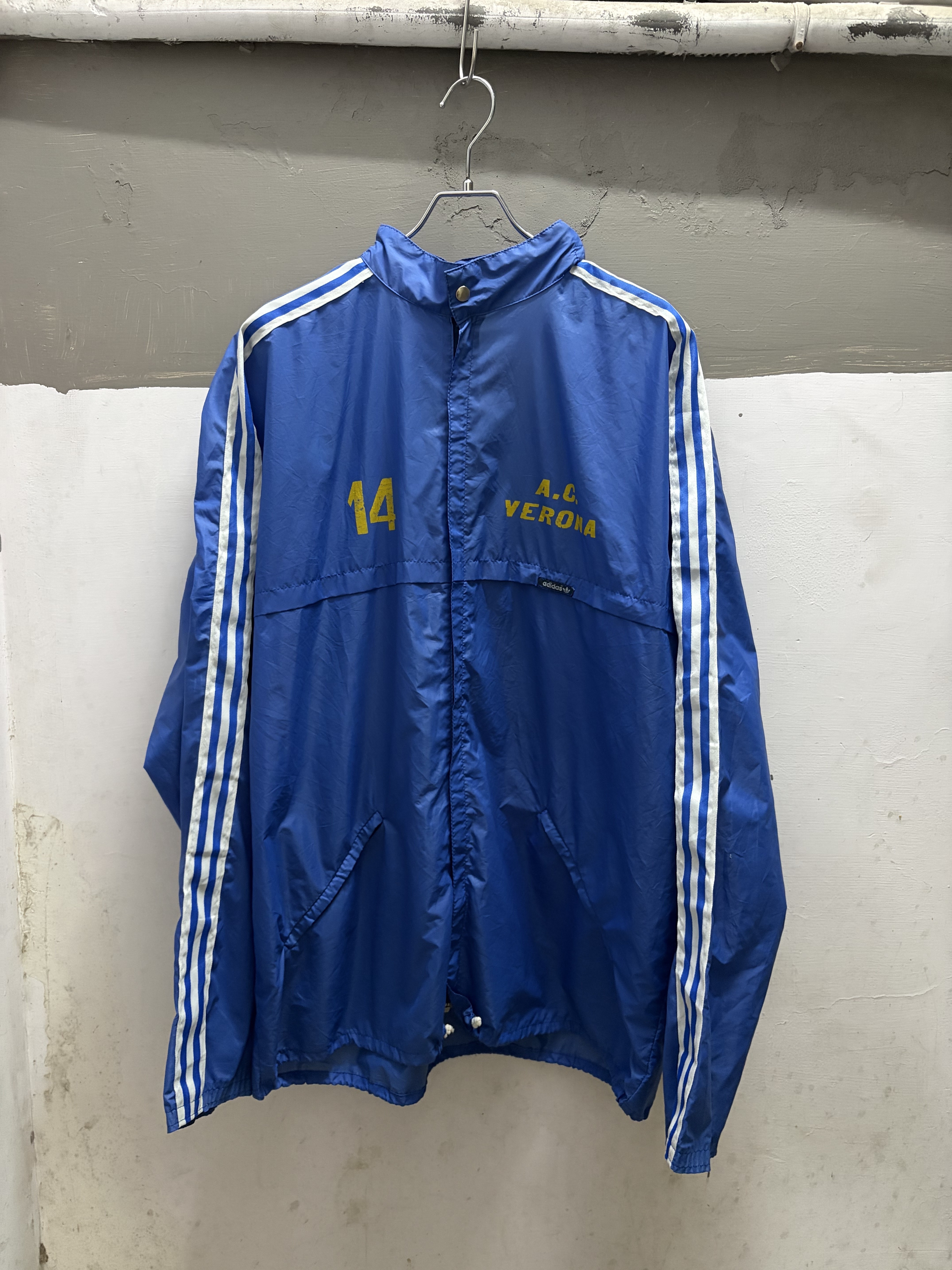80’s adidas Serie A A.C Verona Nylon Jacket (Made In Tunicia)