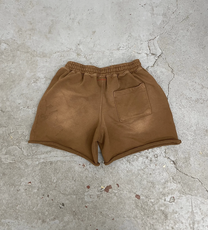 MOOJIMOOJI - CLASSIC SWEAT SHORTS - AGED BROWN