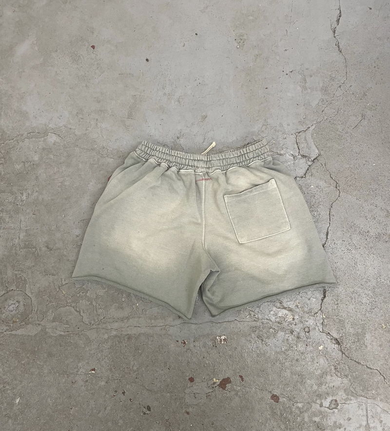 MOOJIMOOJI - CLASSIC SWEAT SHORTS - AGED SAGE GREEN