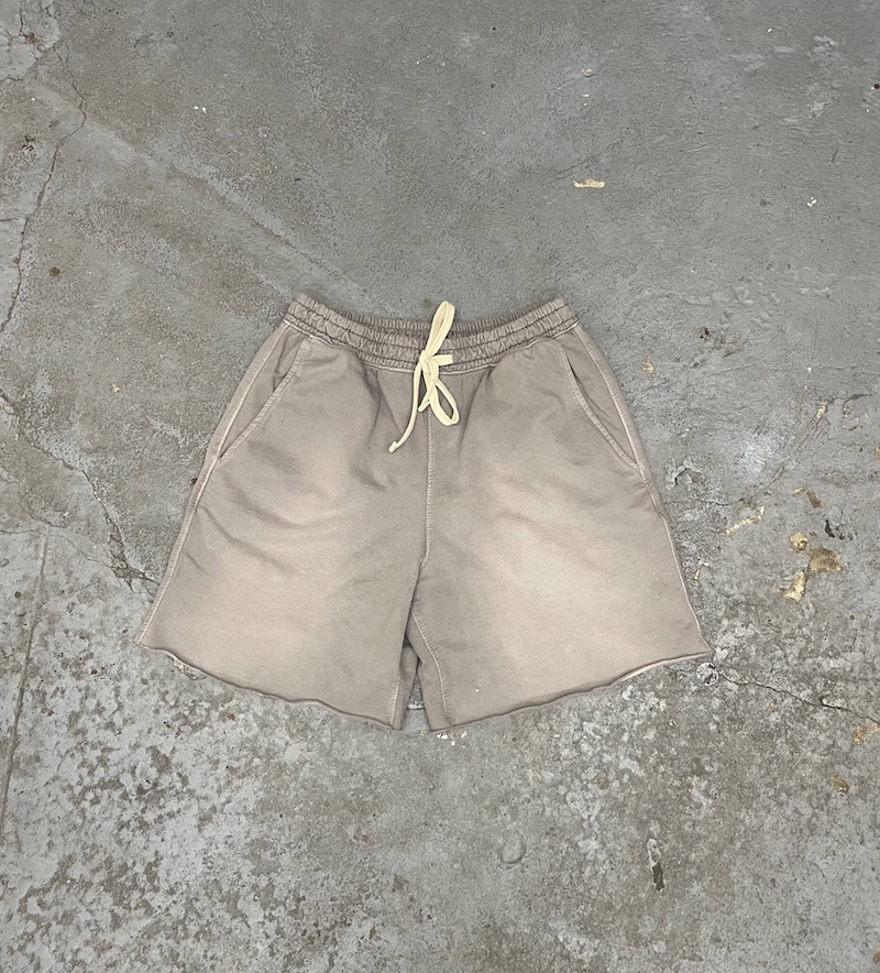 MOOJIMOOJI - CLASSIC SWEAT SHORTS - AGED TAUPE GREY