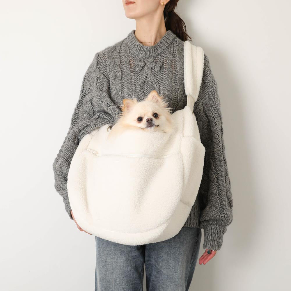 【Moncheri】Fur Cushion Sling