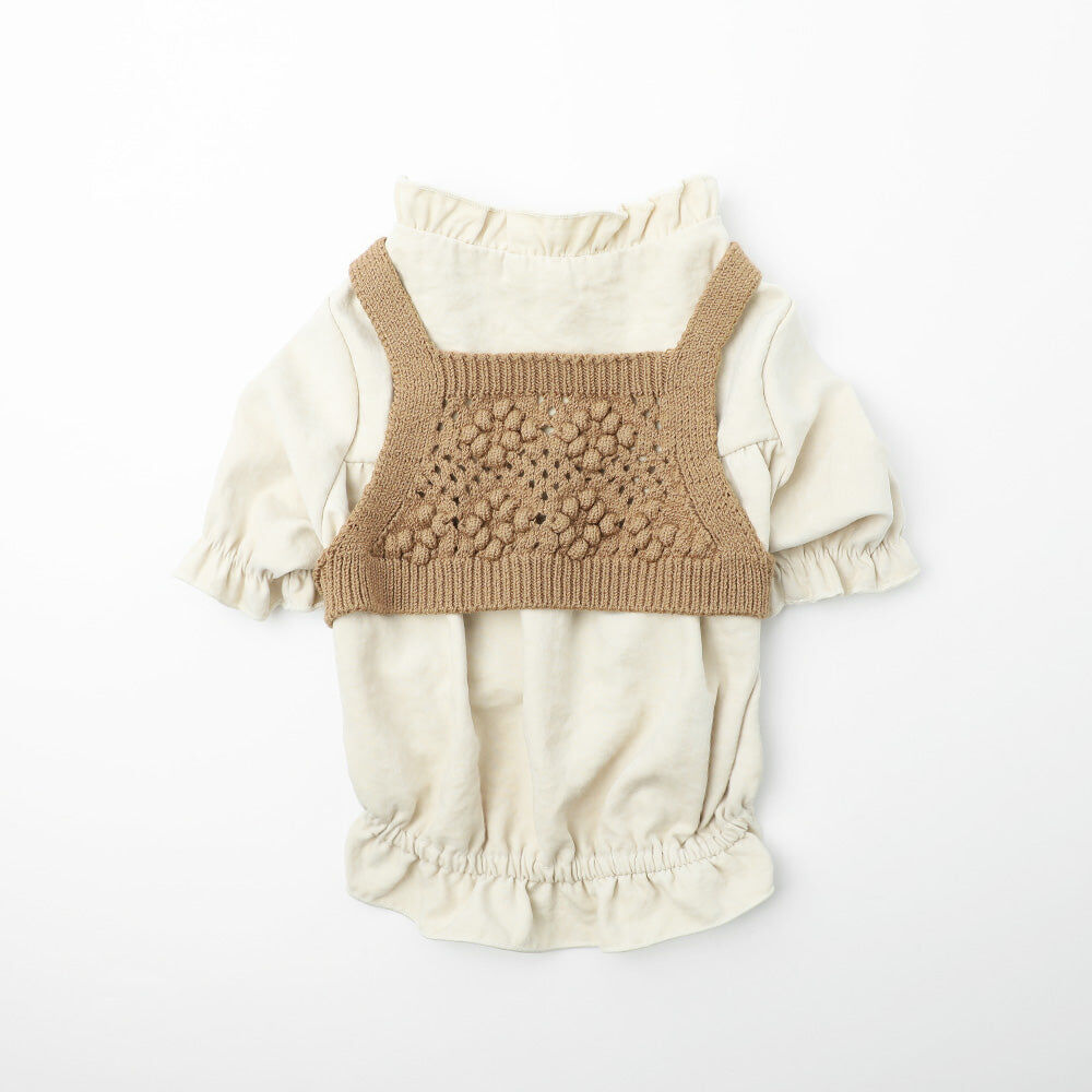【Moncheri】Knit Cami Docking Top