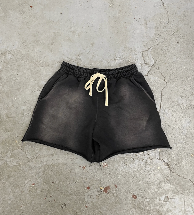 MOOJIMOOJI - CLASSIC SWEAT SHORTS - AGED BLACK
