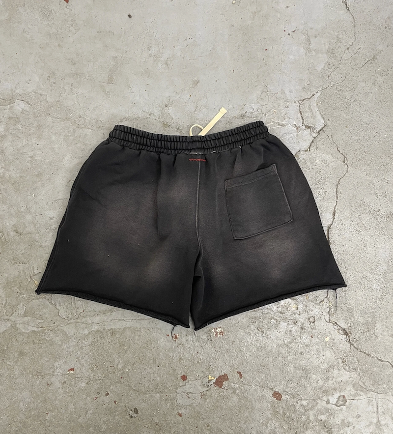 MOOJIMOOJI - CLASSIC SWEAT SHORTS - AGED BLACK