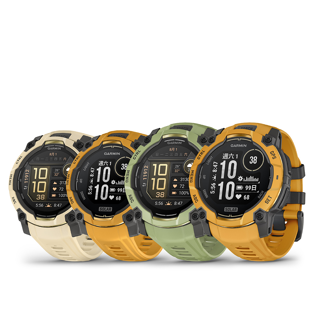 【GARMIN】Instinct 3 Alpine Rush 本我系列 GPS 智慧腕錶 限量特別款