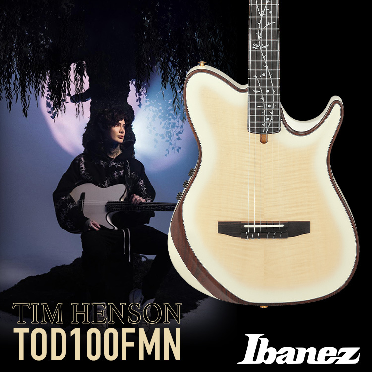Tim Henson 簽名款 Ibanez TOD100FMN TMM 跨界 電古典吉他