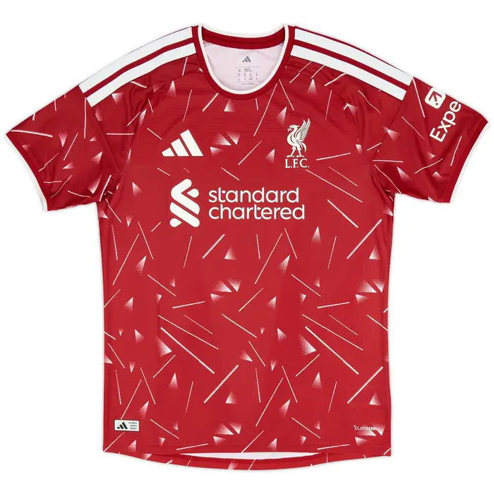 2026 Liverpool Authentic Home Shirt with EPL Nameset (雙號碼)