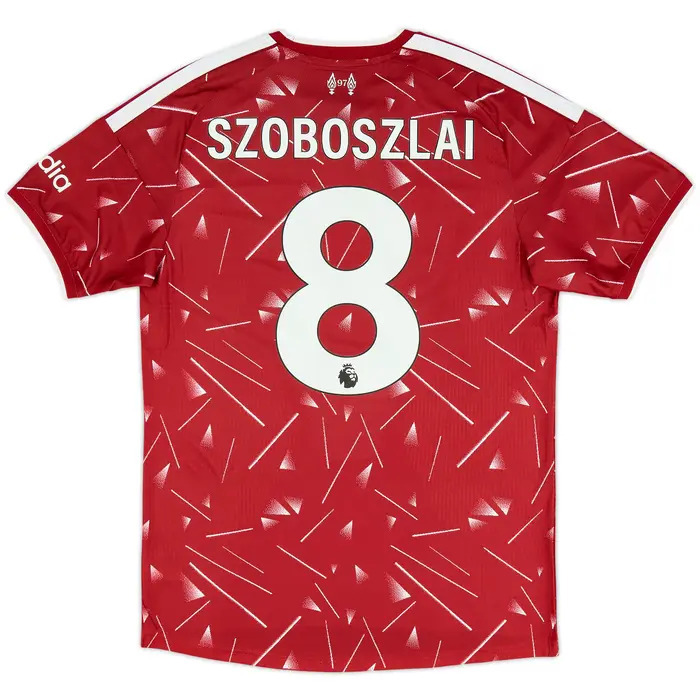 2026 Liverpool Authentic Home Shirt with EPL Nameset  (單號碼)