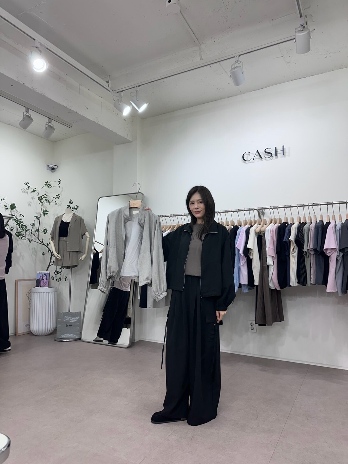 CA7223 立領拉鍊短版外套
