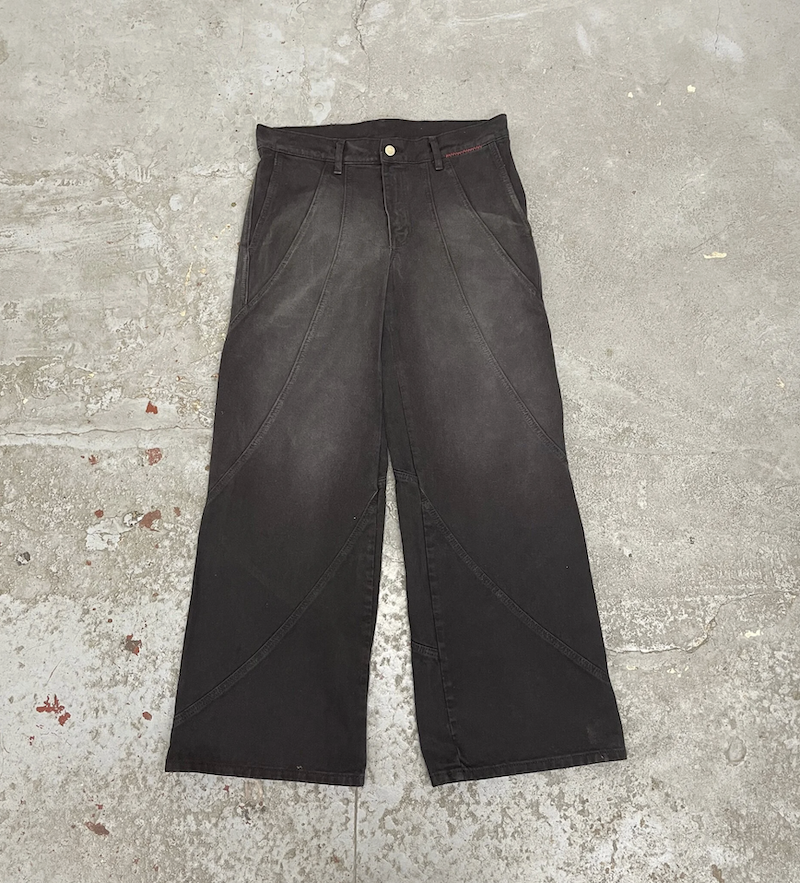 MOOJIMOOJI - WIDE LEG DENIM - AGED BLACK