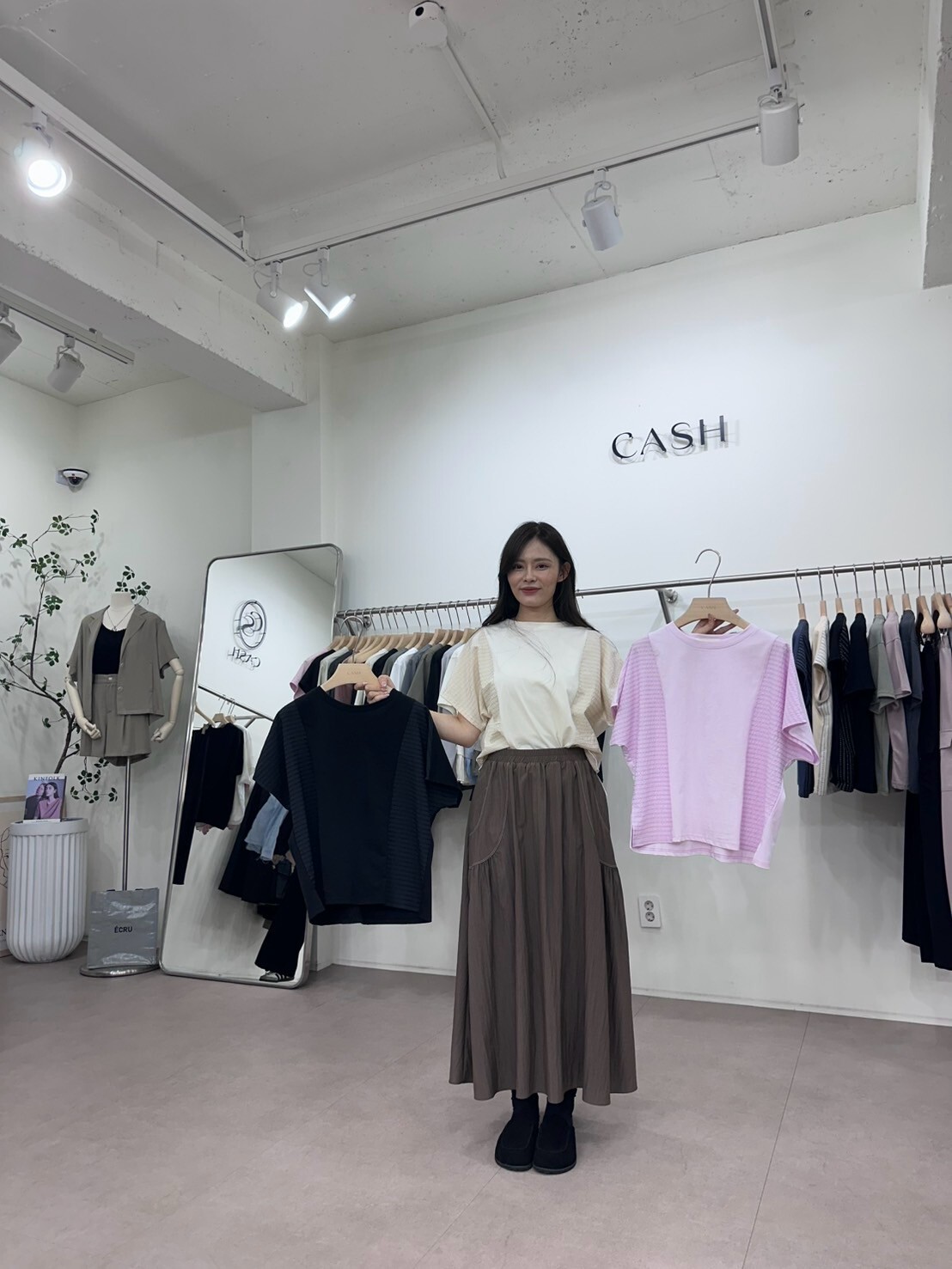 CA7201 弧形拼布上衣
