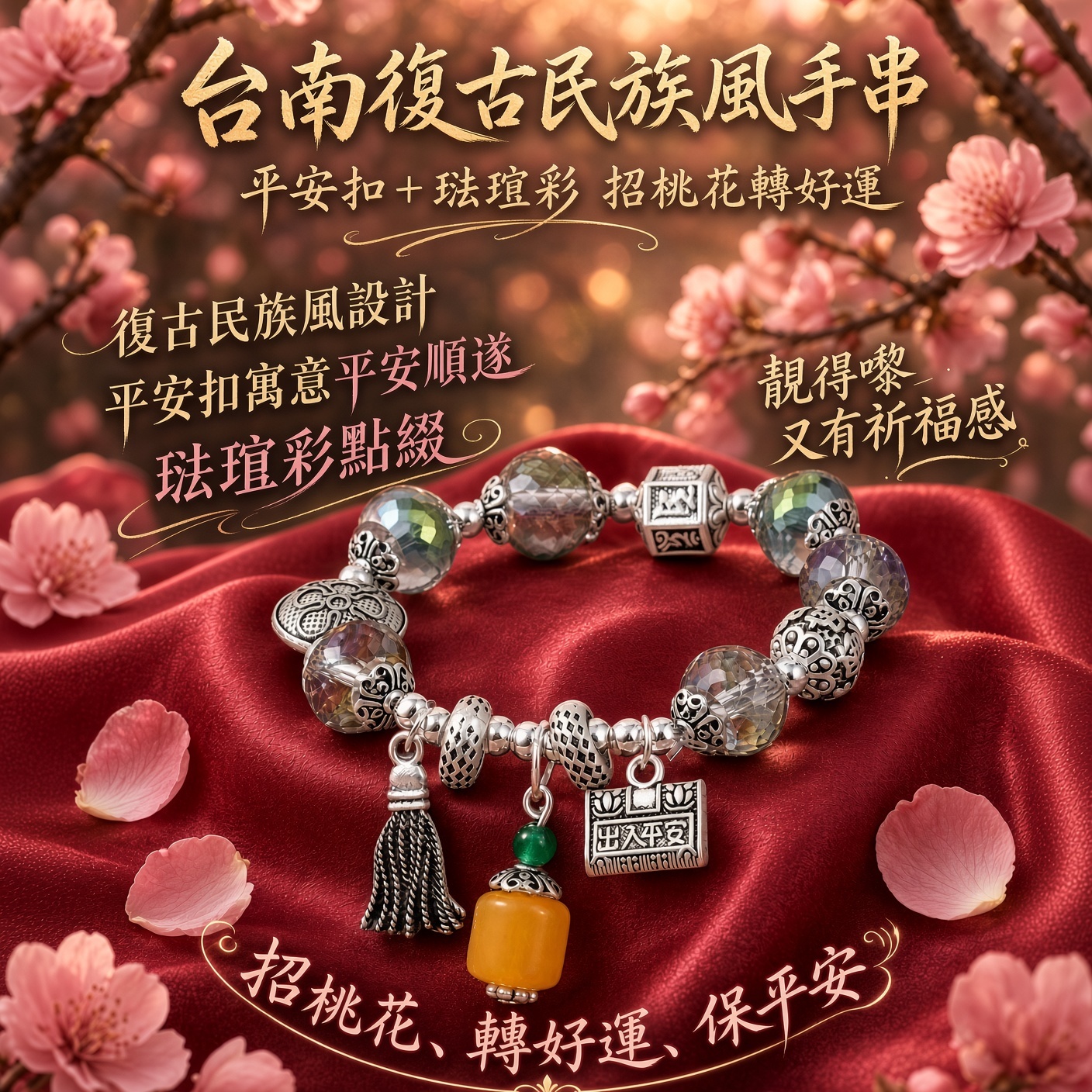 台南復古民族風手串