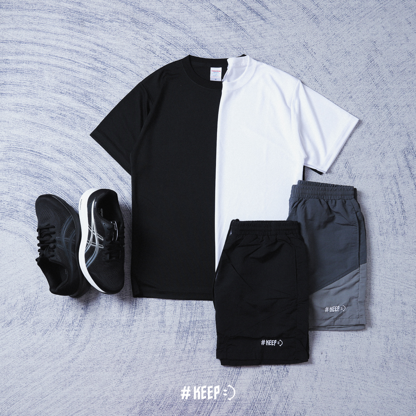 United Athle 4.7oz Dry Silky Touch Tee 黑色 白色 絲綢觸感 吸濕排汗 快乾 短T【508801】