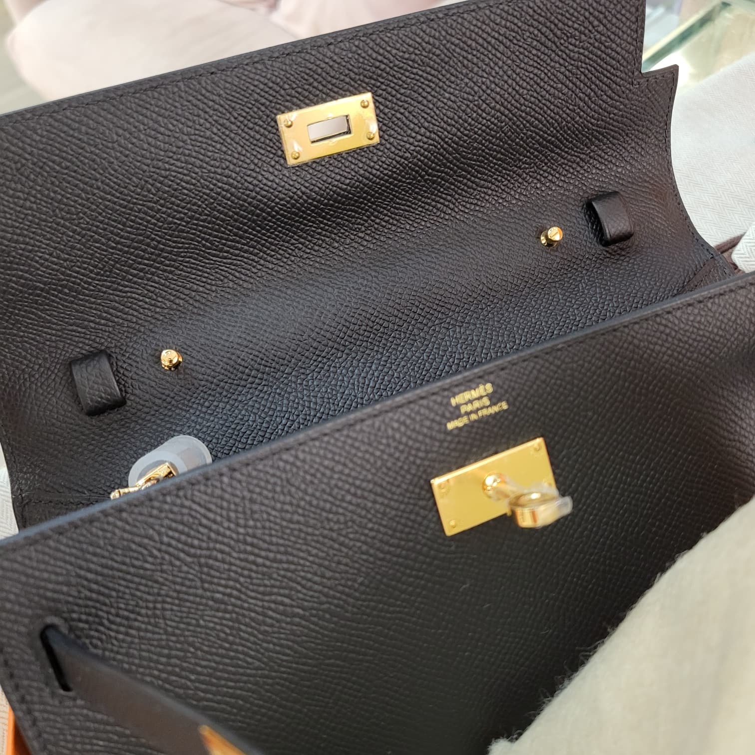 HERMES KELLY TO GO NOIR CC 黑金