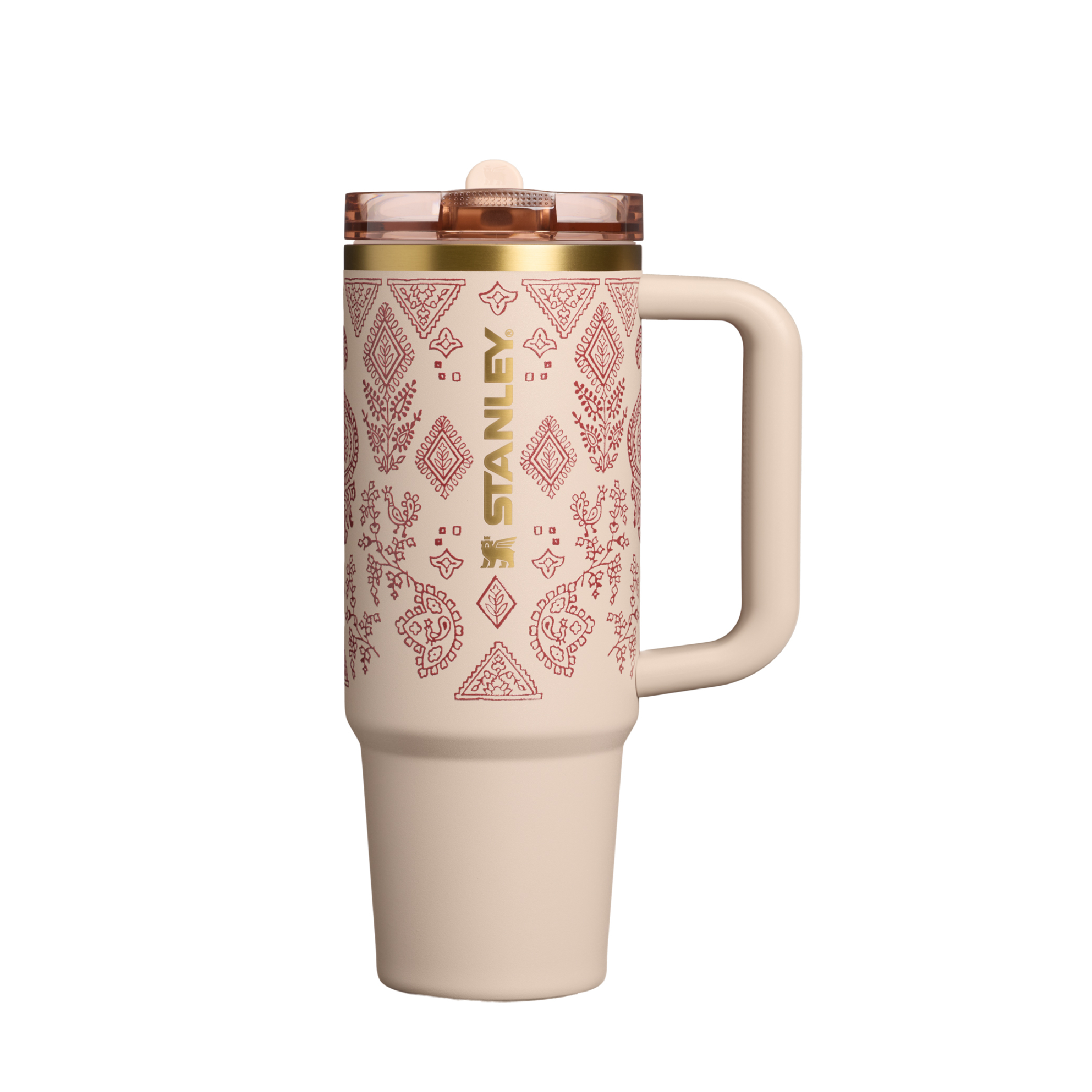 Stanley 1913 x Nest  防漏吸管隨手杯 0.88L / 燈火棕糖