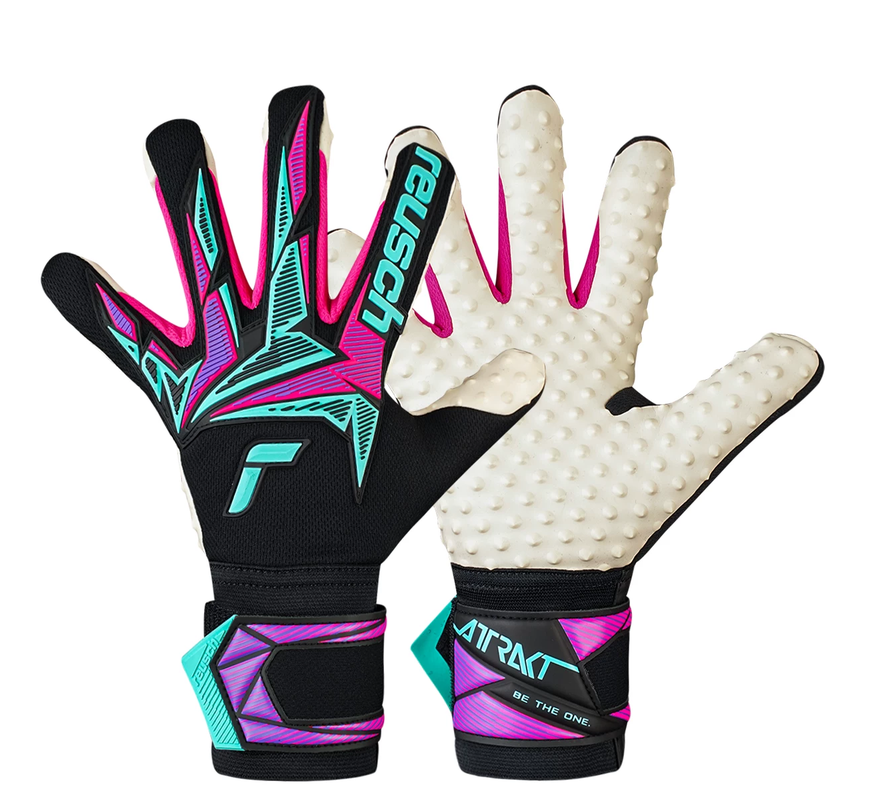 REUSCH ATTRAKT FREEGEL SPEEDBUMP  -黑紫色龍門手套