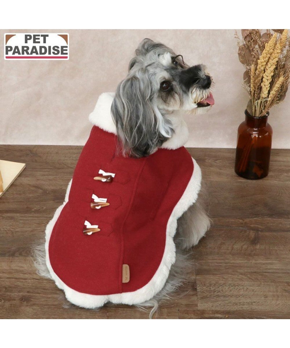 【Pet Paradise】Noble Duffle Poncho - Red <633-43537>